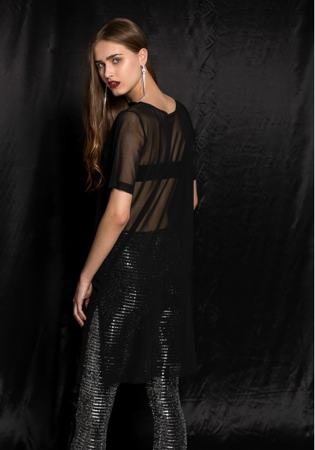 Μπλουζοφόρεμα see through